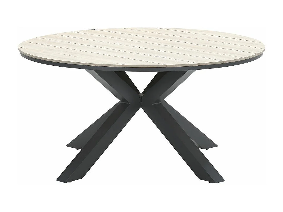 Ensemble de jardin Garden Impressions Senja - Tulli - sable du désert - Ø148x75 cm - 6 pièces