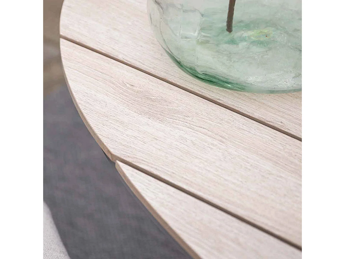 Ensemble de jardin Garden Impressions Pemba - Tulli - taupe - 220x115 cm - 7 pièces