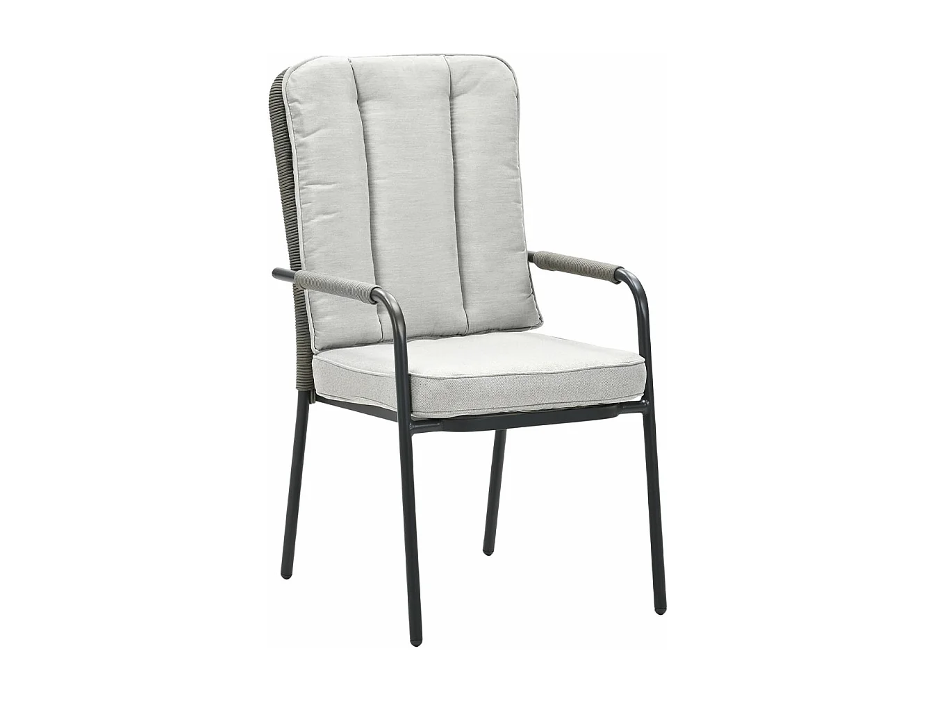 Ensemble de jardin Garden Impressions Aleria - Tulli - taupe - 220x115 cm - 7 pièces