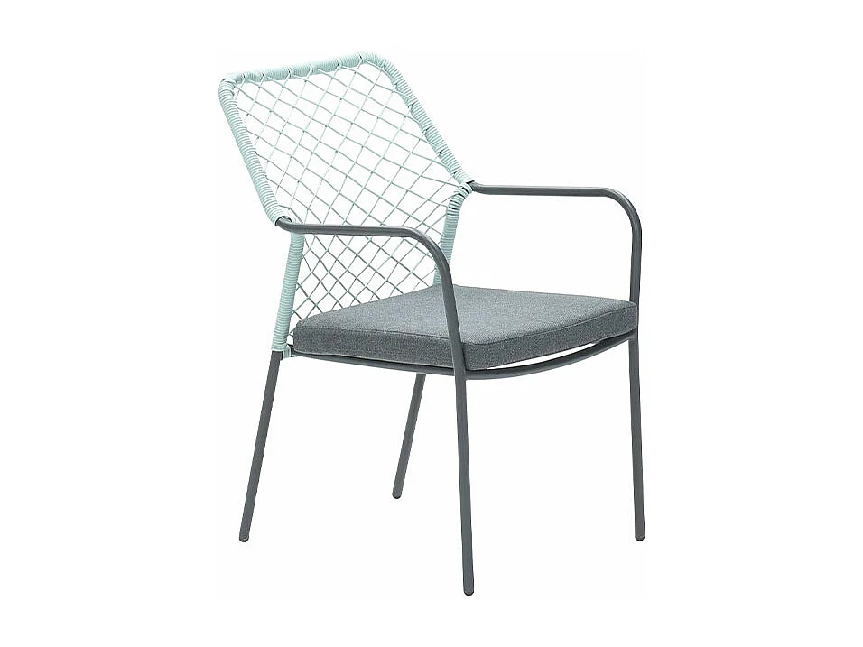 Garden Impressions Ross tuinset 3-delig zacht groen - Mina tuintafel 90x90 cm