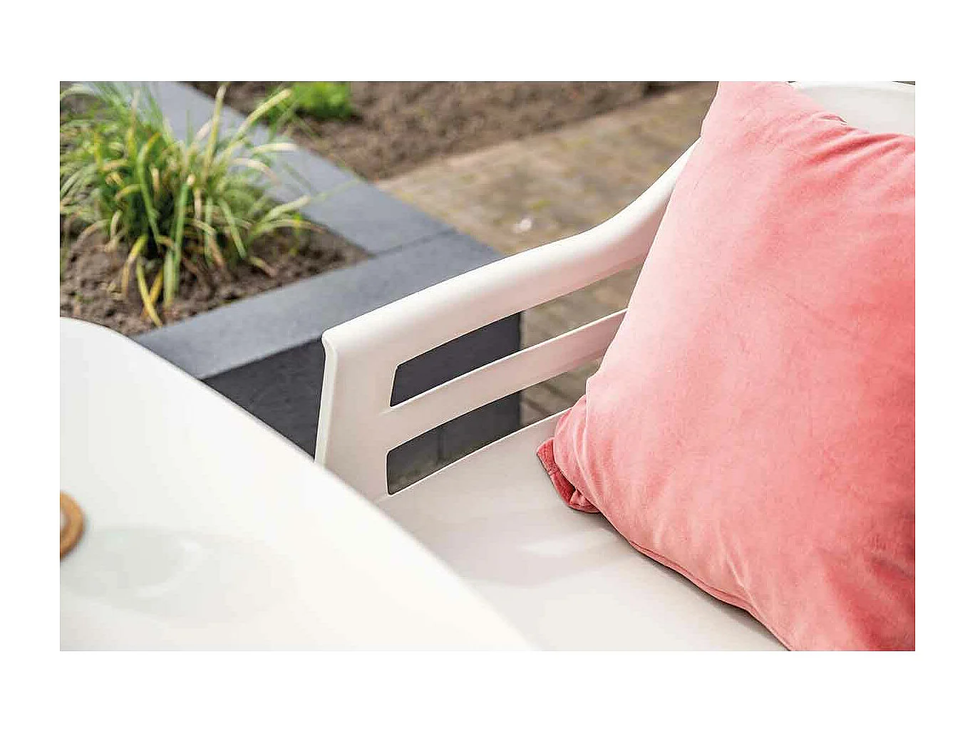 Garden Impressions Sunny balkonset 3-delig - Hareno tuintafel 71x71 cm - zand