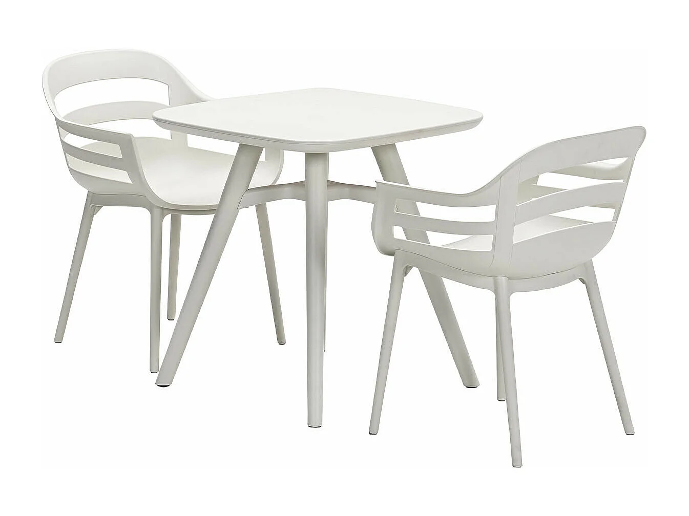 Garden Impressions Sunny balkonset 3-delig - Hareno tuintafel 71x71 cm - zand