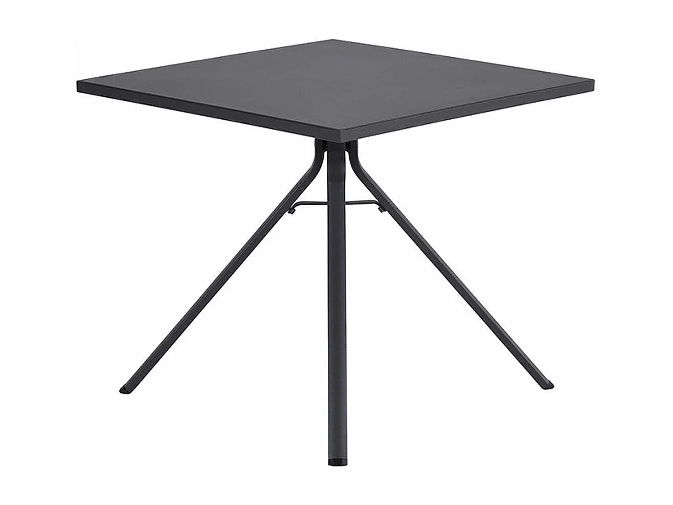 Ensemble de jardin 5-pièces Garden Impressoins brun - table de jardin Rimini 80x80 cm