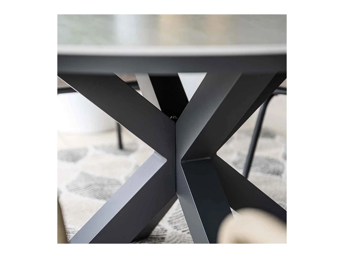 Garden Impressions Dane tuinset 6-delig - Duuk tuintafel Ø150 cm