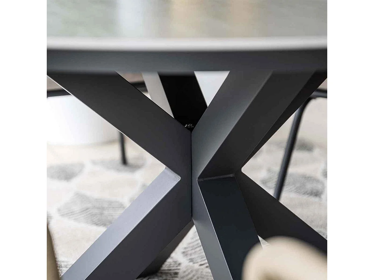 Garden Impressions Dane tuinset 6-delig - Duuk tuintafel Ø150 cm