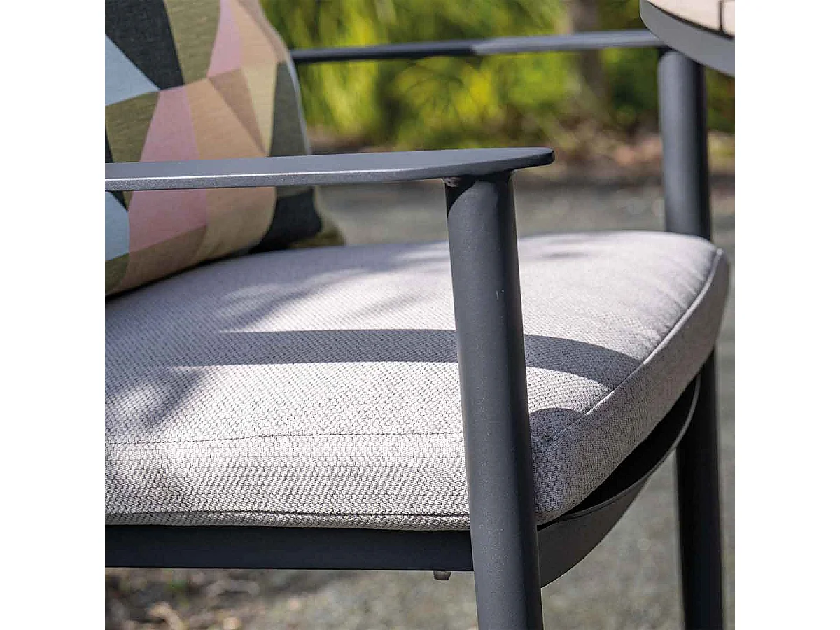 Garden Impressions Dane tuinset 6-delig - Duuk tuintafel Ø150 cm