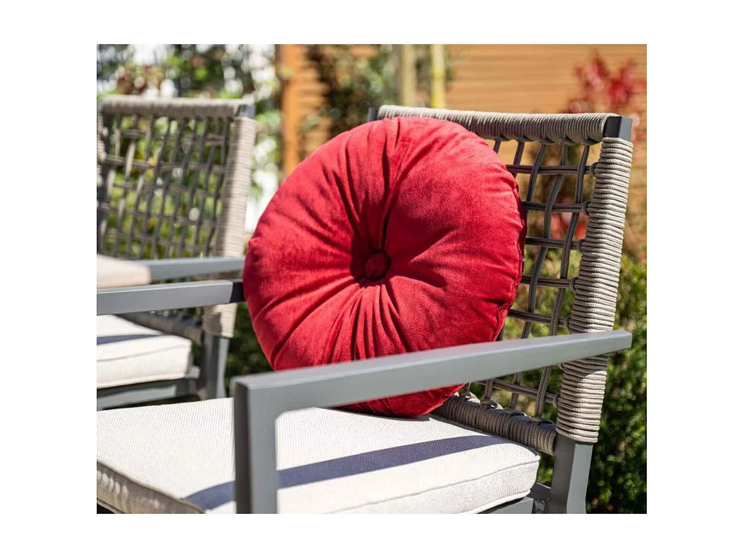 Salon de jardin Garden Impressions Burela 5 pièces - Table de jardin Tulli 180x115xH75 cm