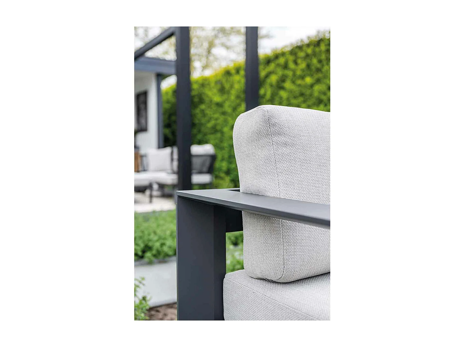 Canapé lounge Garden Impressions Malakka - gris foncé