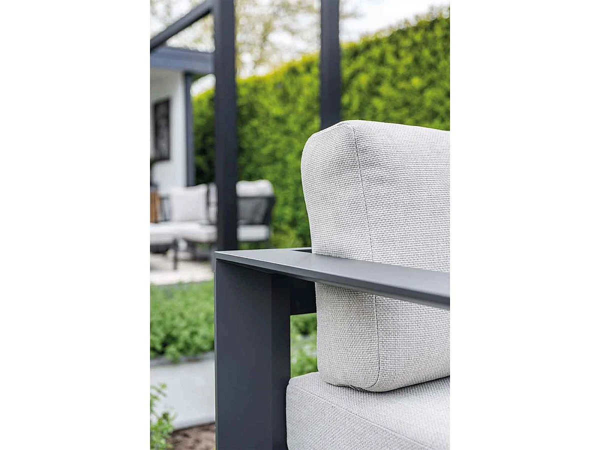 Garden Impressions Malakka loungebank - donker grijs