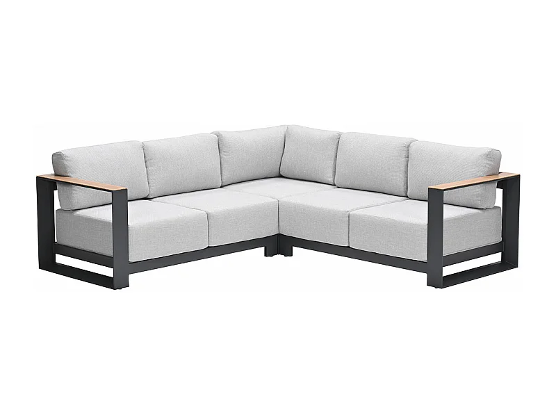 Garden Impressions Malakka loungebank 3-delig - light teak look