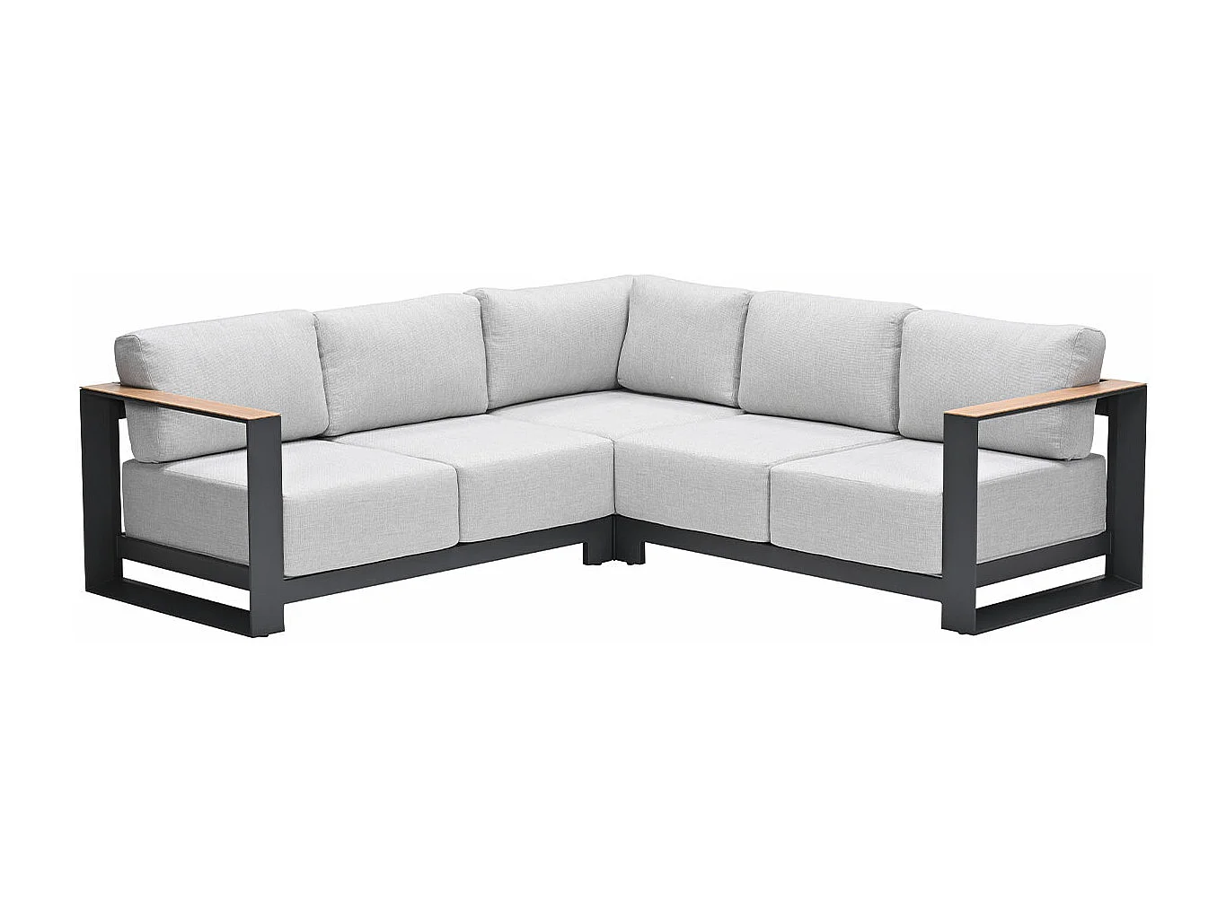 Garden Impressions Malakka loungebank 3-delig - light teak look