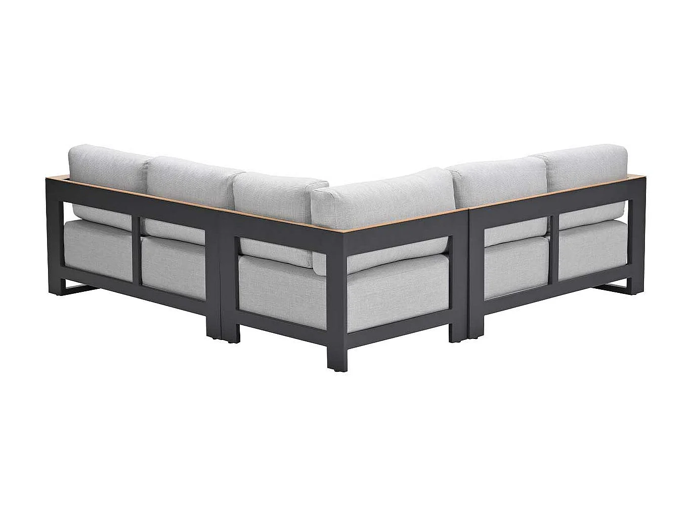 Garden Impressions Malakka loungebank 3-delig - light teak look