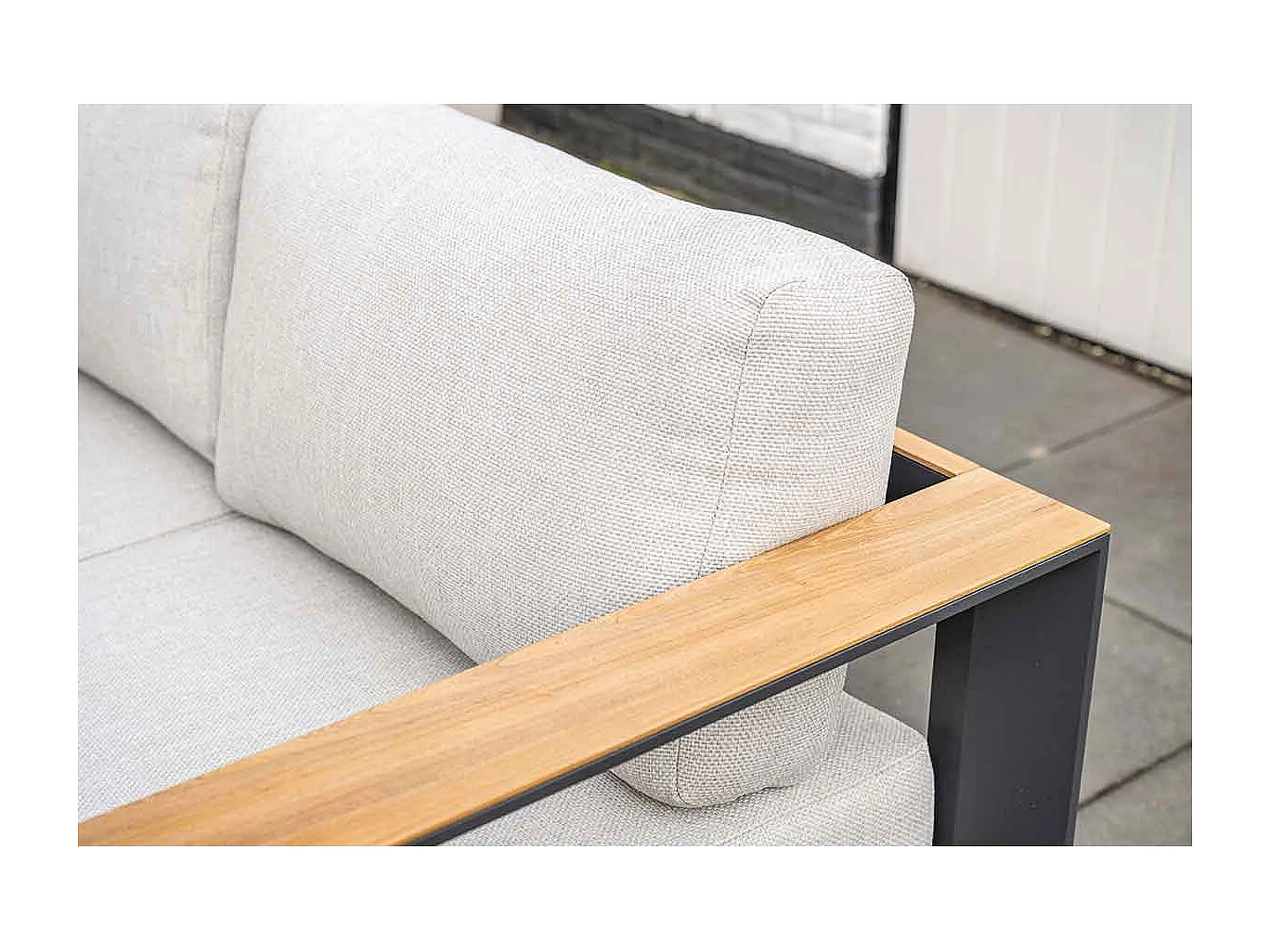 Garden Impressions Malakka loungebank 3-delig - light teak look