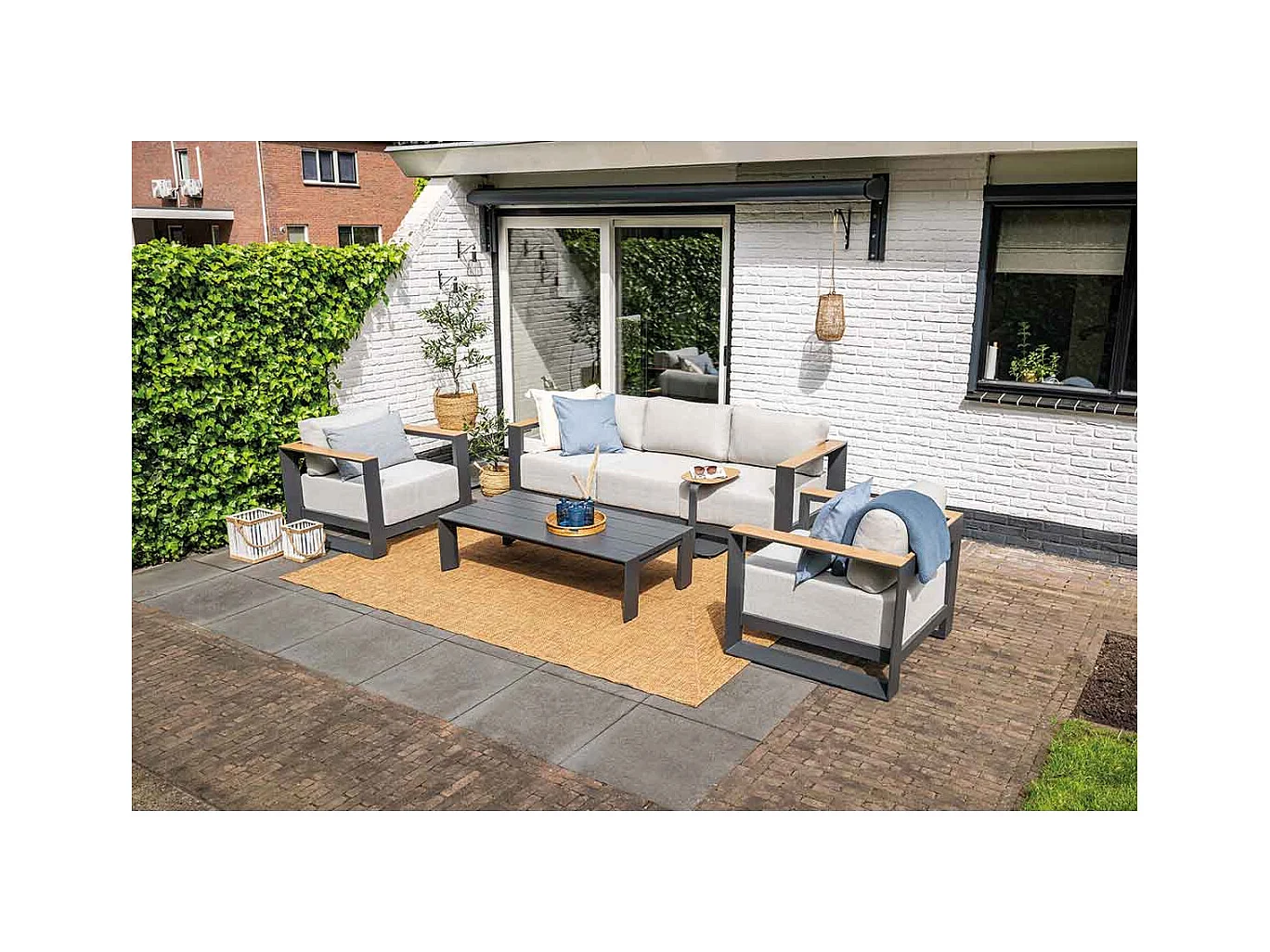 Garden Impressions Malakka loungebank - light teak look