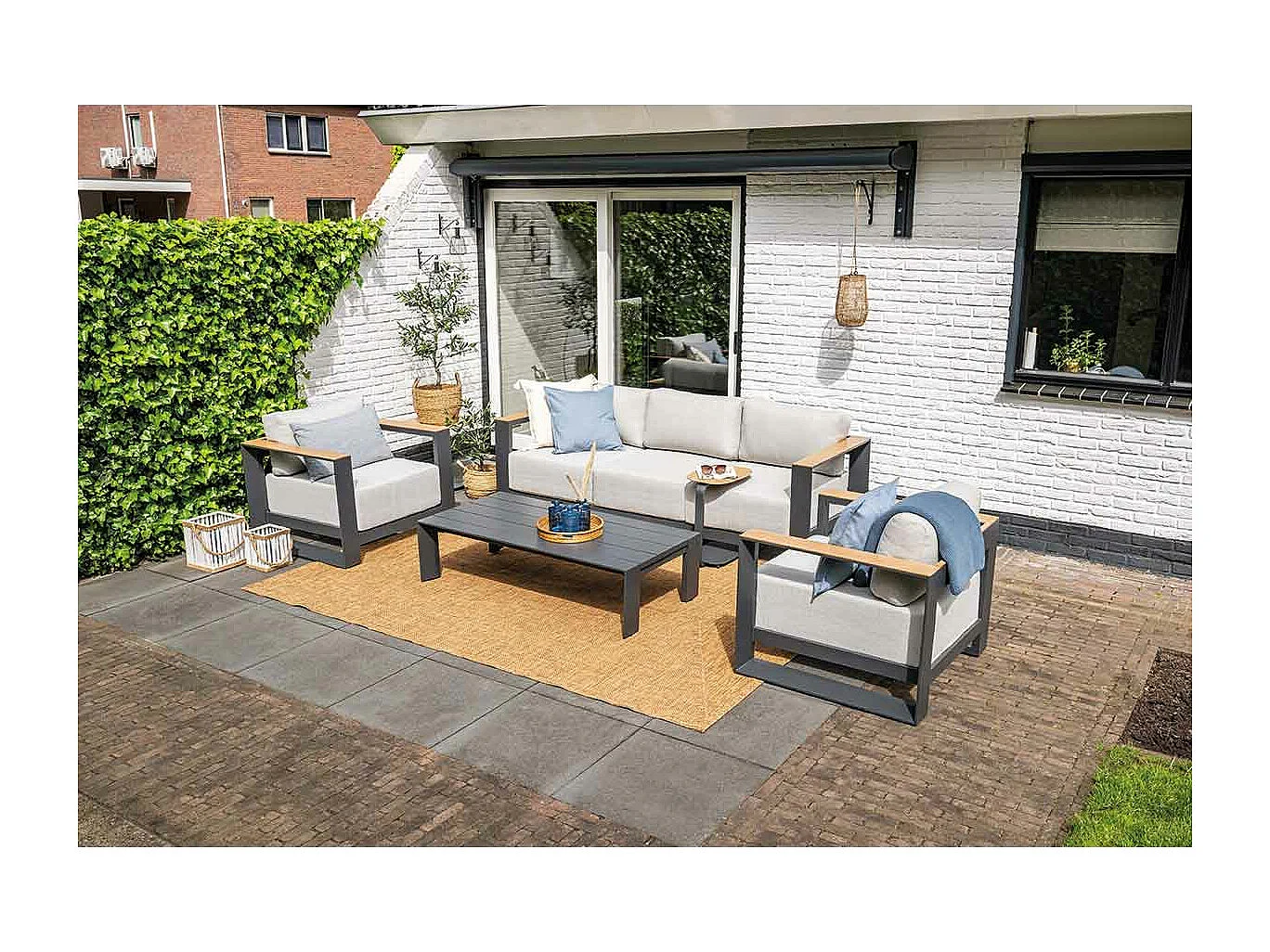 Garden Impressions Malakka loungebank - light teak look