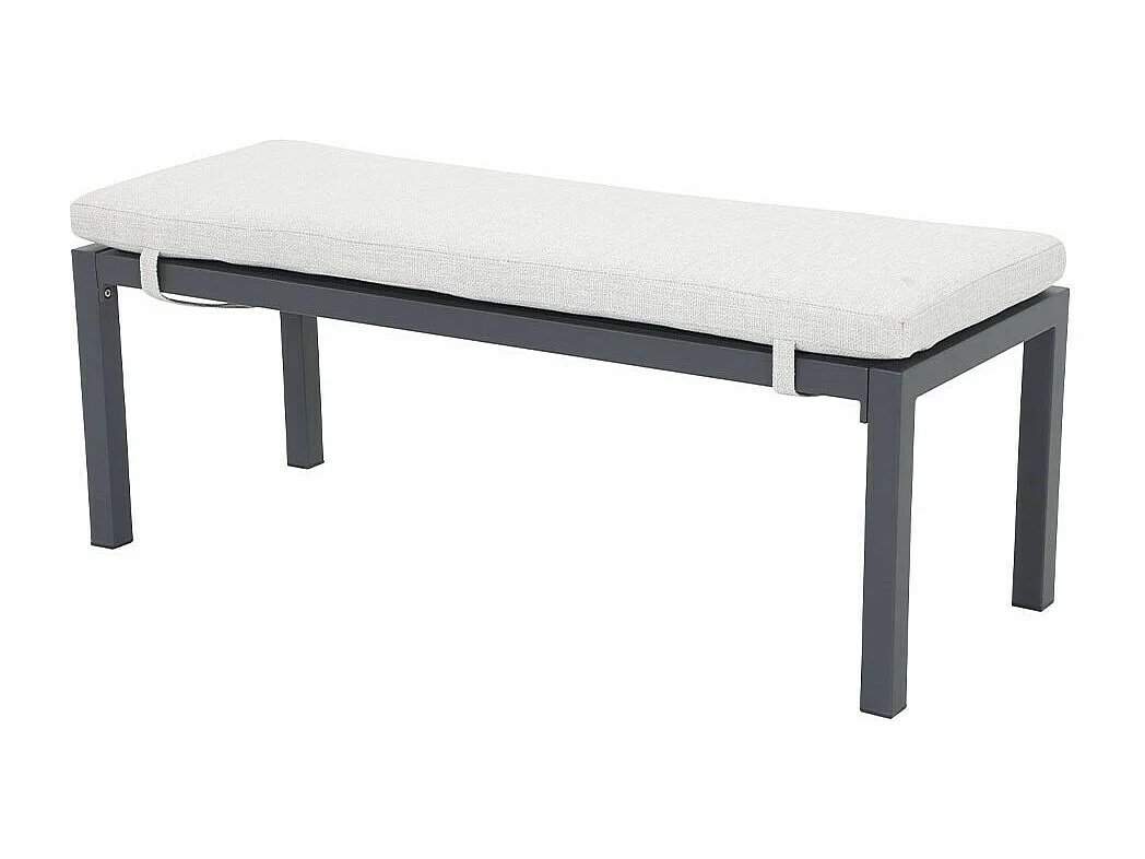 Garden Impressions banc de sport Tarera gris foncé 120x45 cm