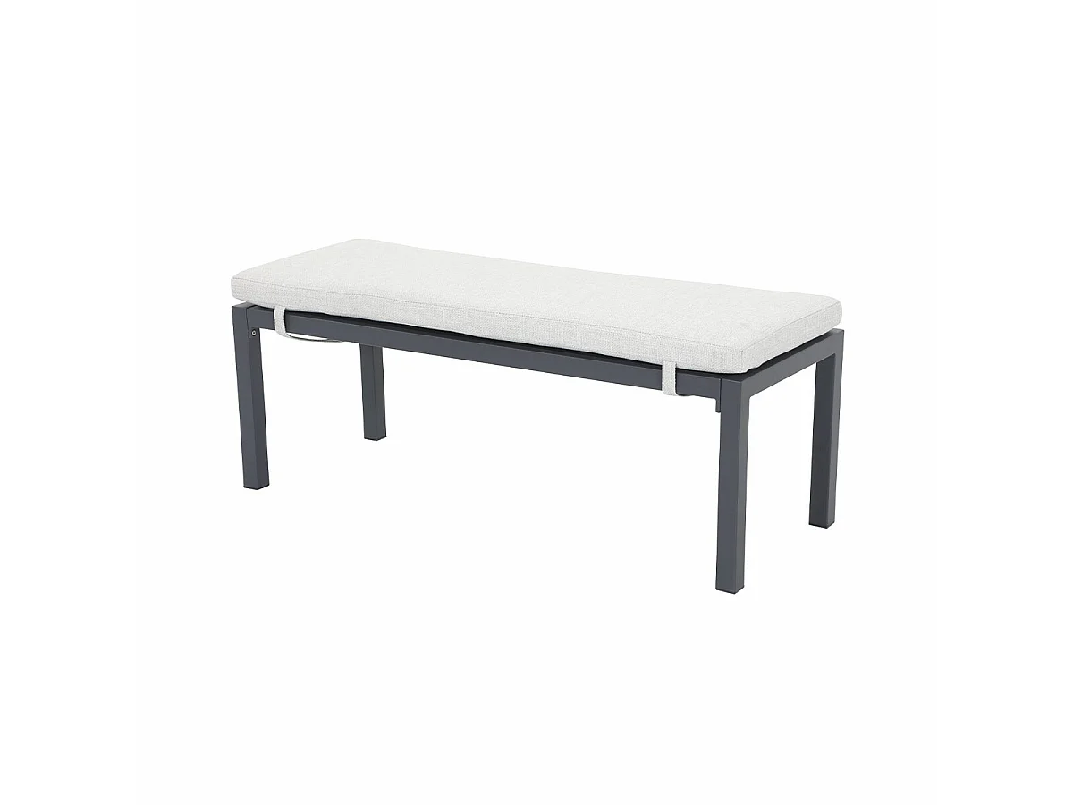 Garden Impressions Tarera sportbank 120x45 cm - donker grijs