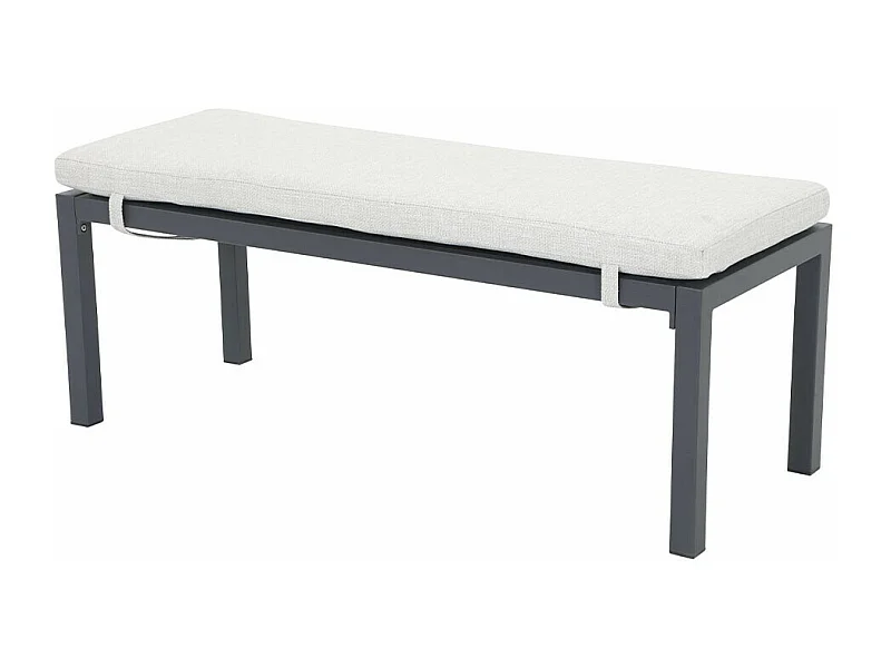 Garden Impressions banc de sport Tarera gris foncé 120x45 cm