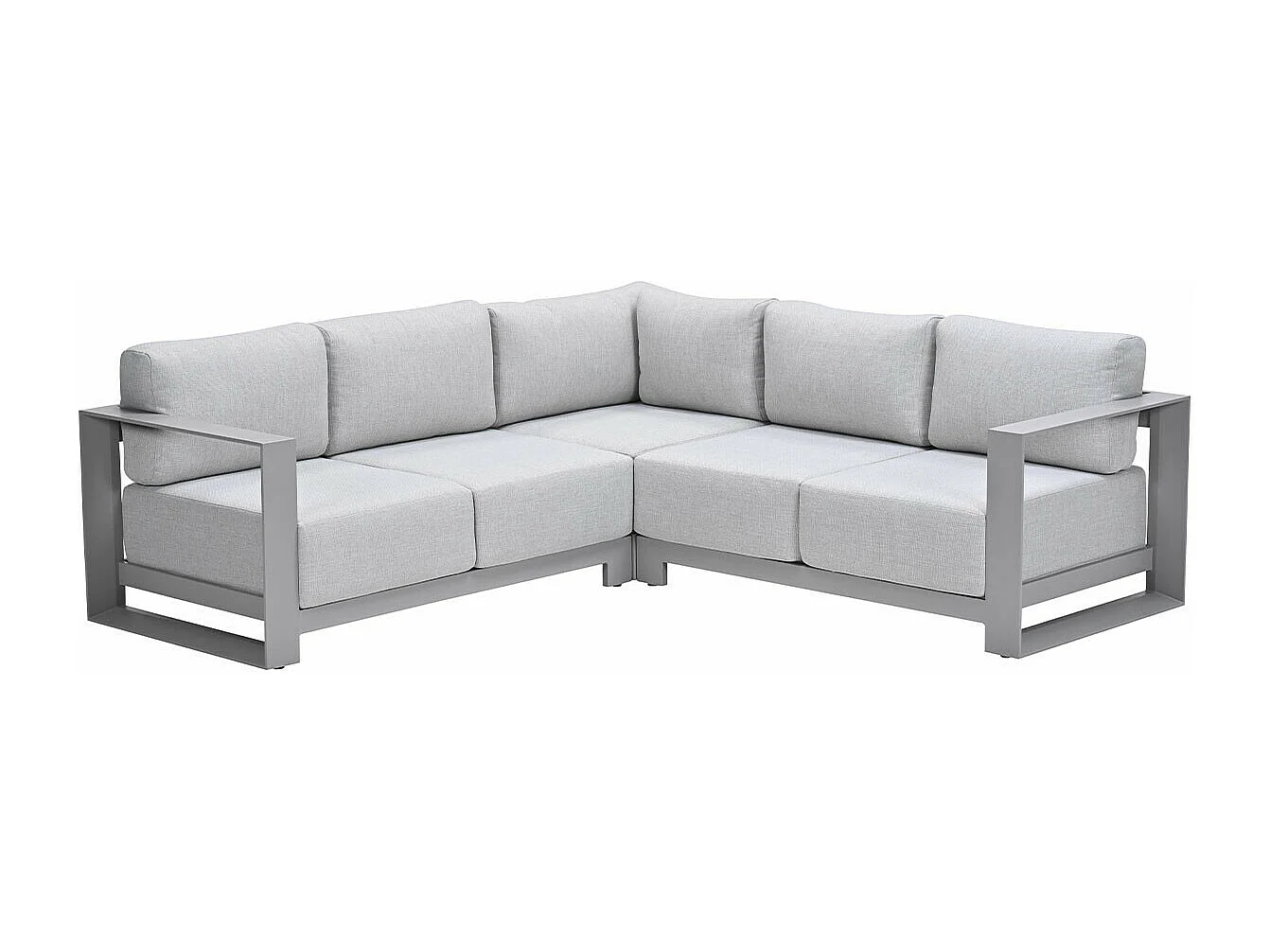 Canapé lounge Garden Impressions Malacca taupe 3 pièces