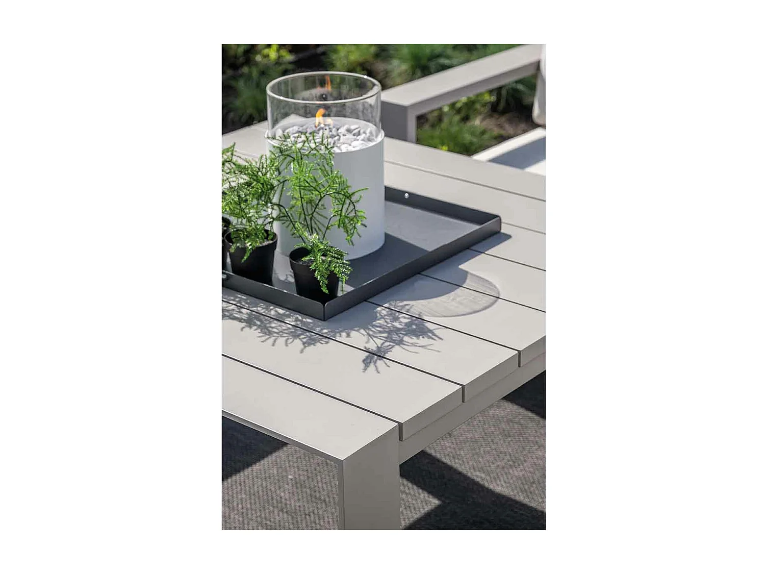 Garden Impressions Malakka loungebank 3-delig - taupe