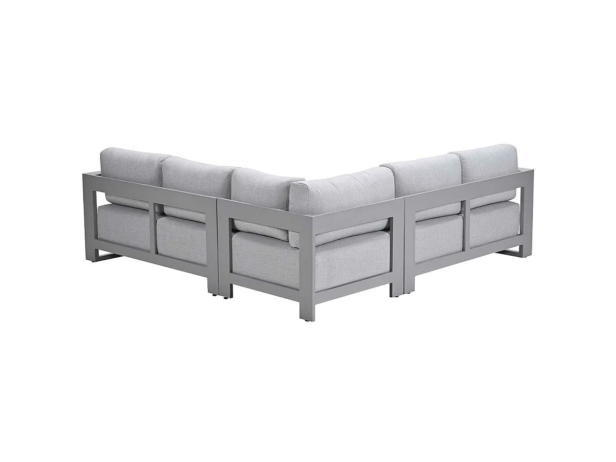 Garden Impressions Malakka loungebank 3-delig - taupe