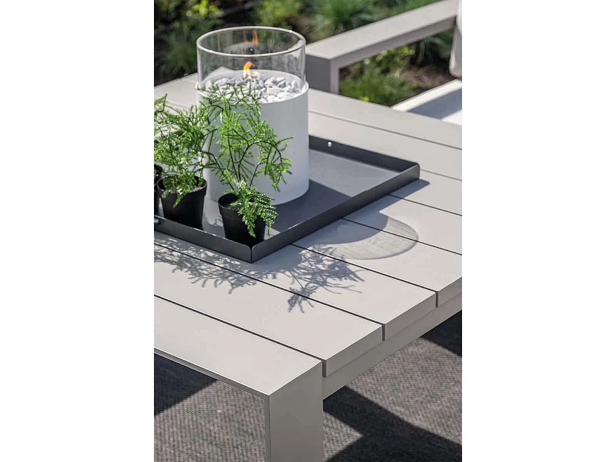 Garden Impressions Malakka loungebank 3-delig - taupe