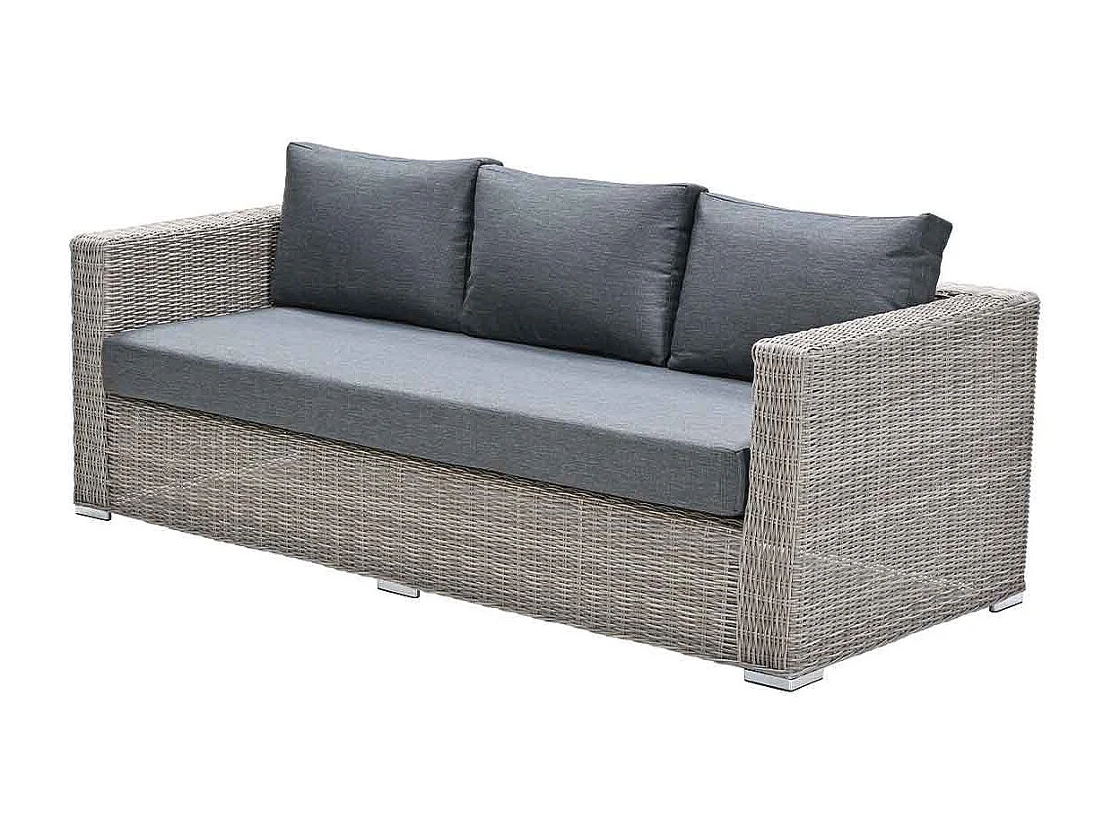 Garden Impressions Tennessee canapé salon de jardin Vintage Willow - Texfiber