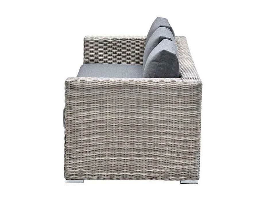 Garden Impressions Tennessee canapé salon de jardin Vintage Willow - Texfiber