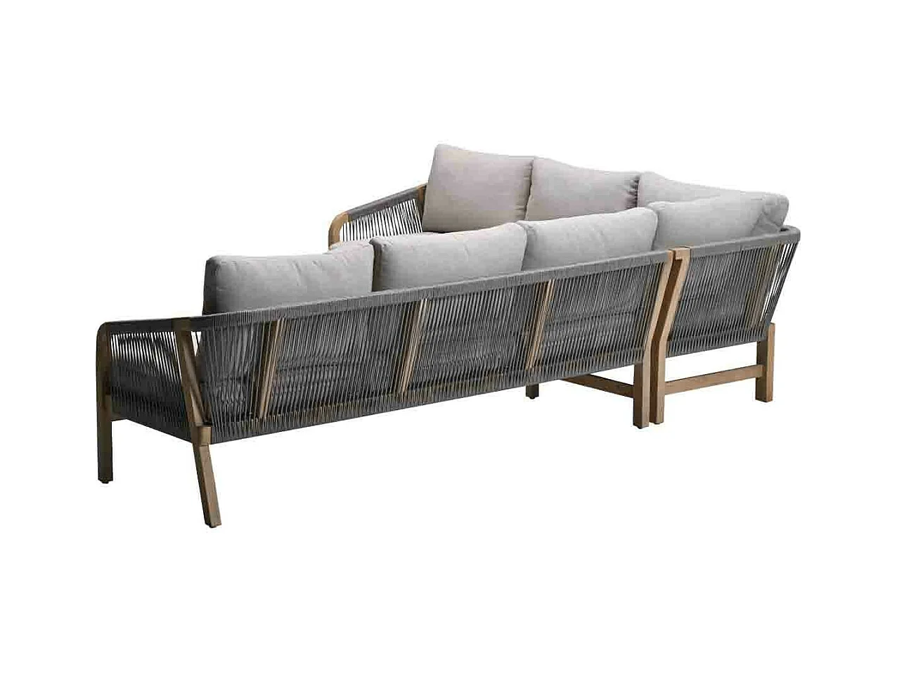 Garden Impressions Alora lounge dining set 2-delig links - grey sand