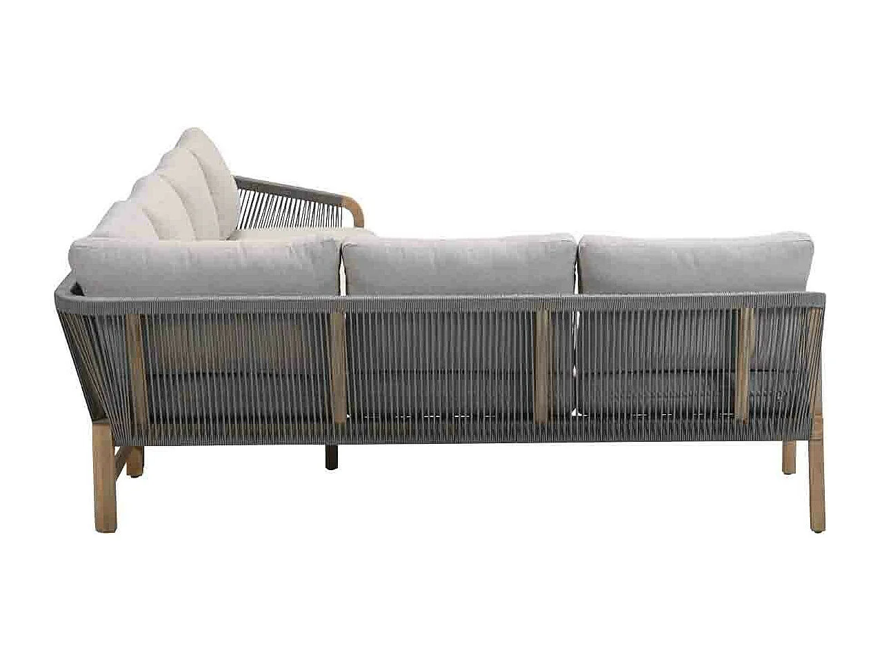 Garden Impressions Alora lounge dining set 2-delig links - grey sand
