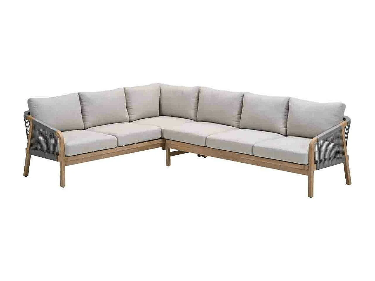 Garden Impressions Alora lounge dining set 2-delig links - grey sand