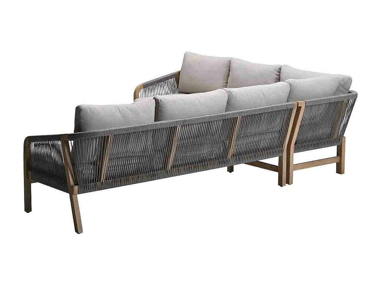 Garden Impressions Alora lounge dining set 2-delig links - grey sand