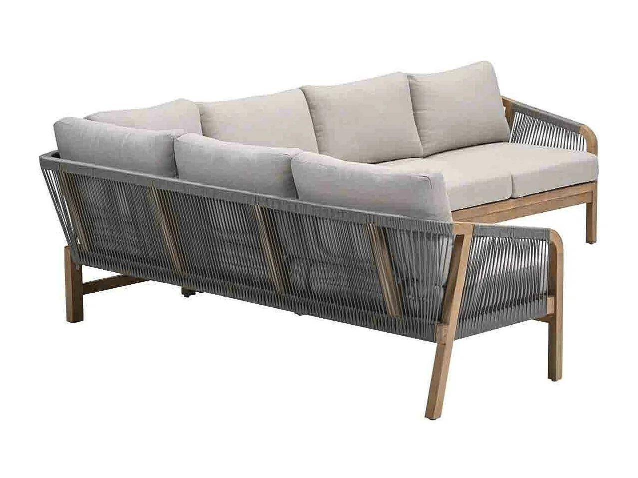 Garden Impressions Alora lounge dining set 2-delig links - grey sand