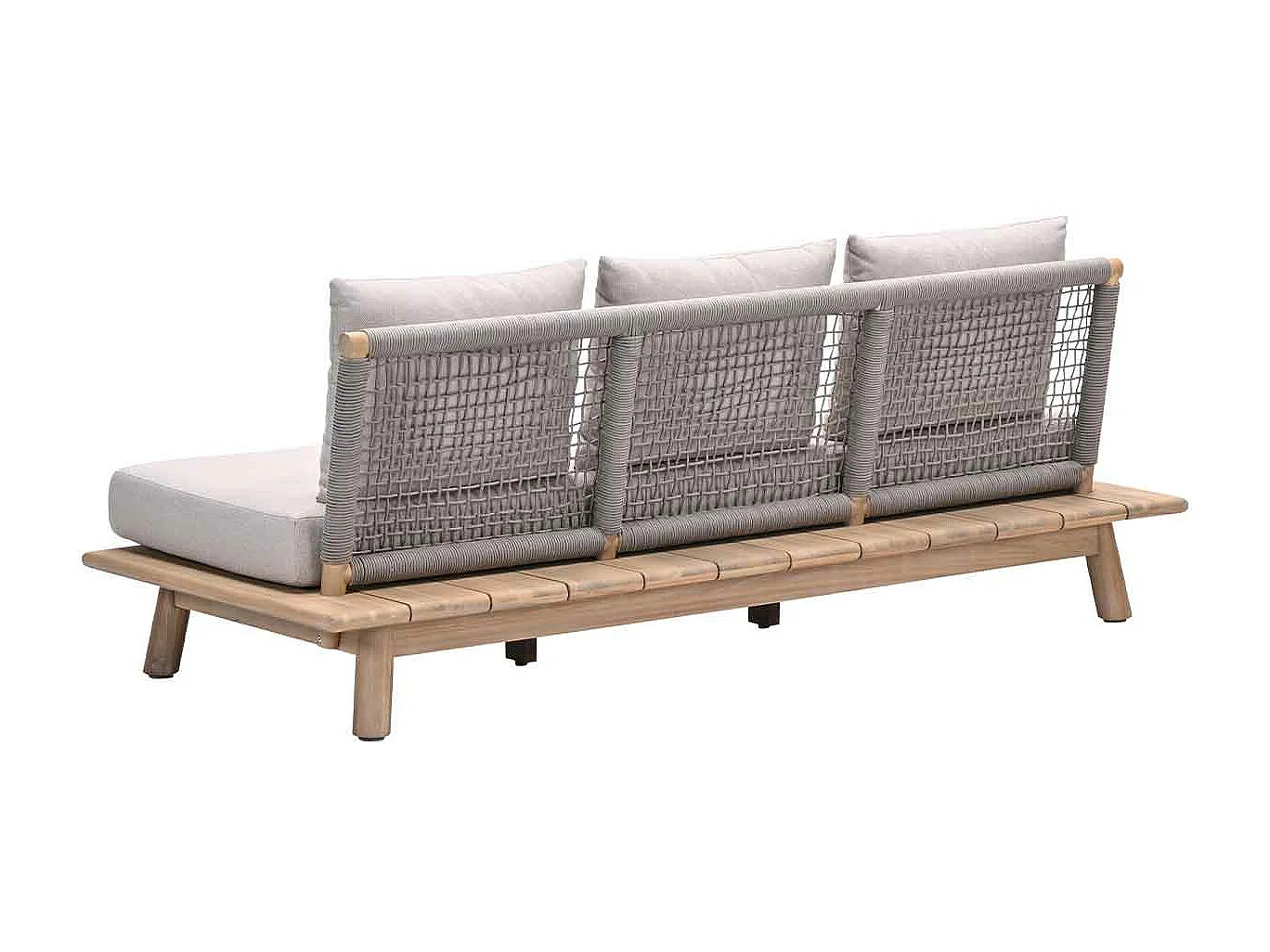 Canapé lounge Garden Impressions San Namut - gris sable 3 places