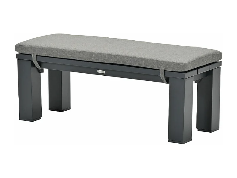 Banc de sport Garden Impressions Nika sable look en teck 115,5 x 43 cm