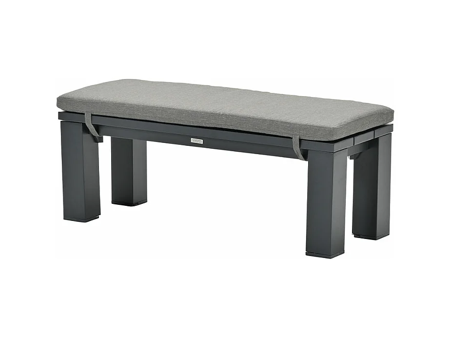 Banc de sport Garden Impressions Nika sable look en teck 115,5 x 43 cm