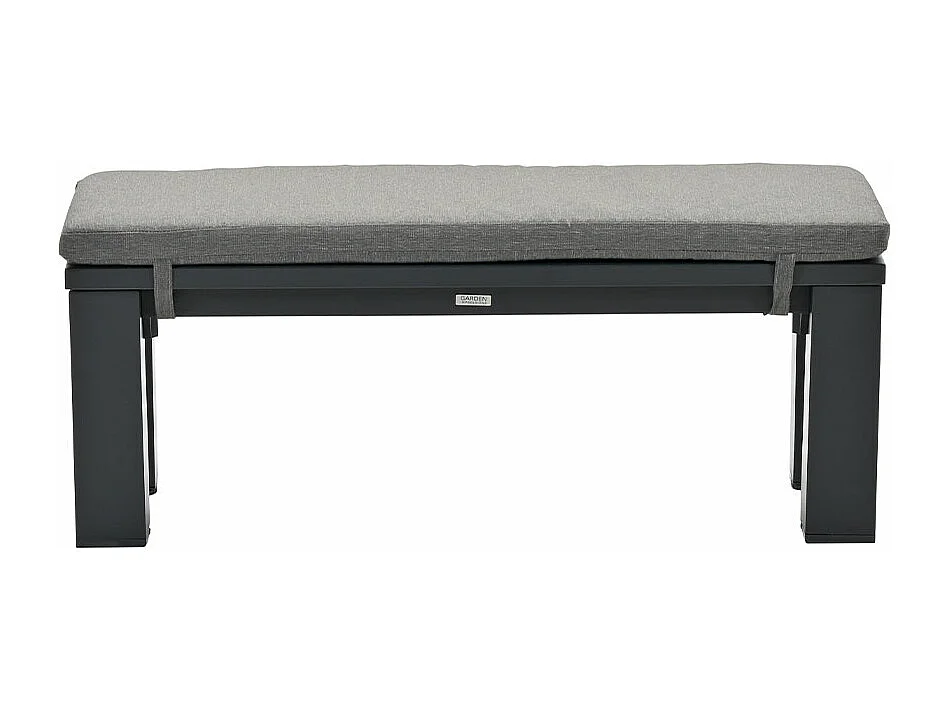 Banc de sport Garden Impressions Nika sable look en teck 115,5 x 43 cm