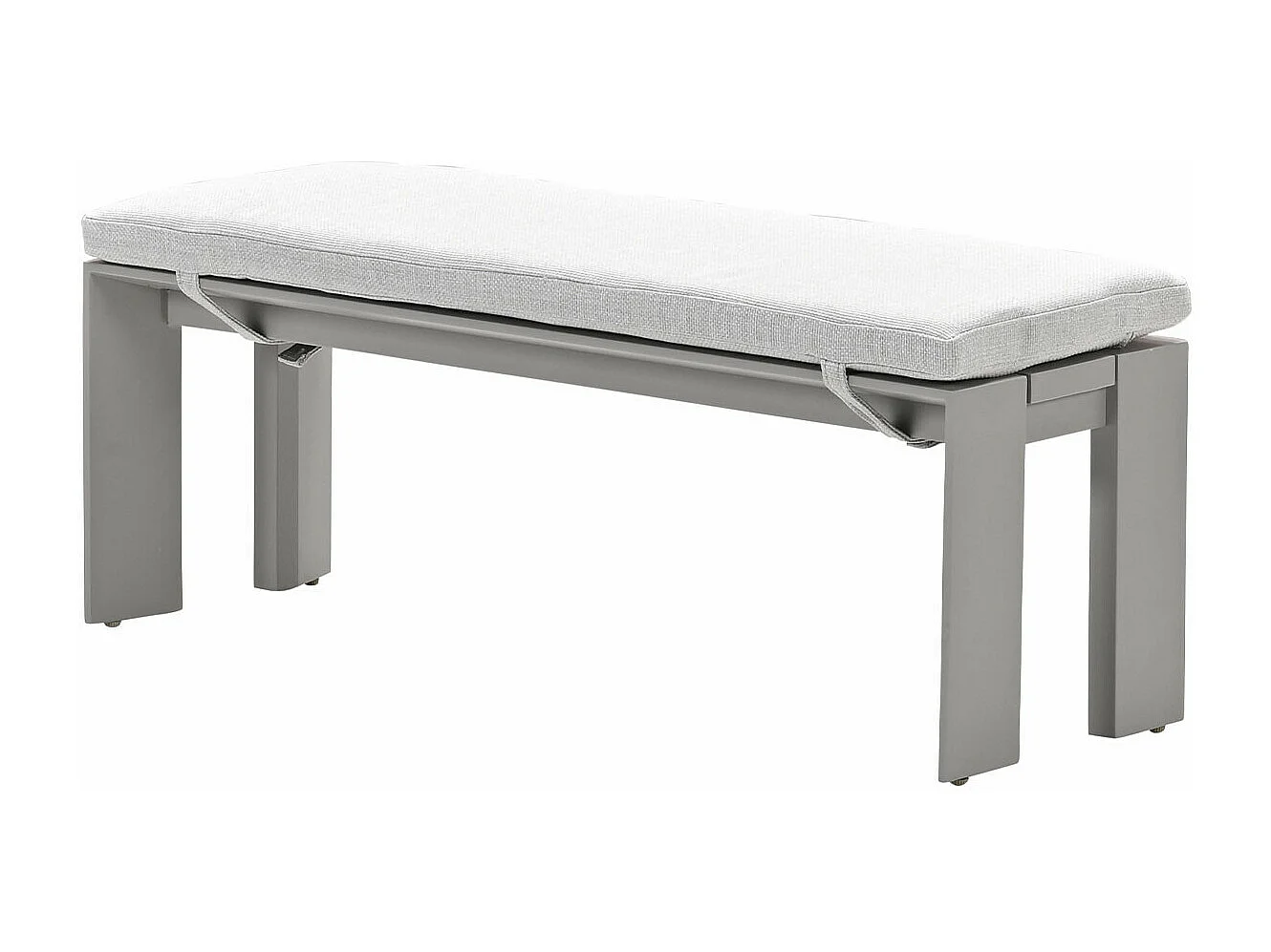 Garden Impressions banc de sport Malakka taupe 115,5x43 cm