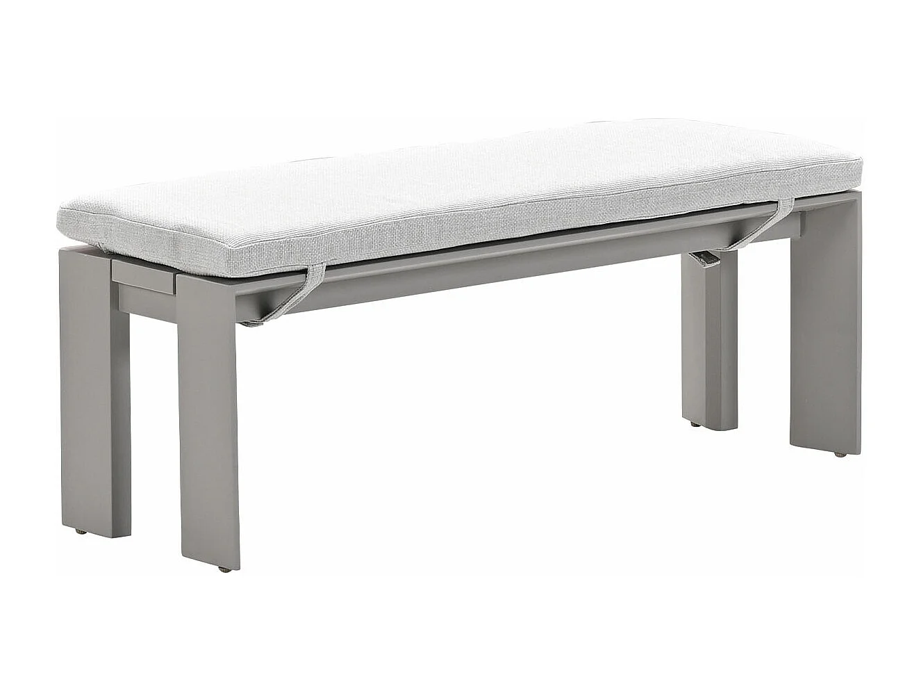 Garden Impressions banc de sport Malakka taupe 115,5x43 cm