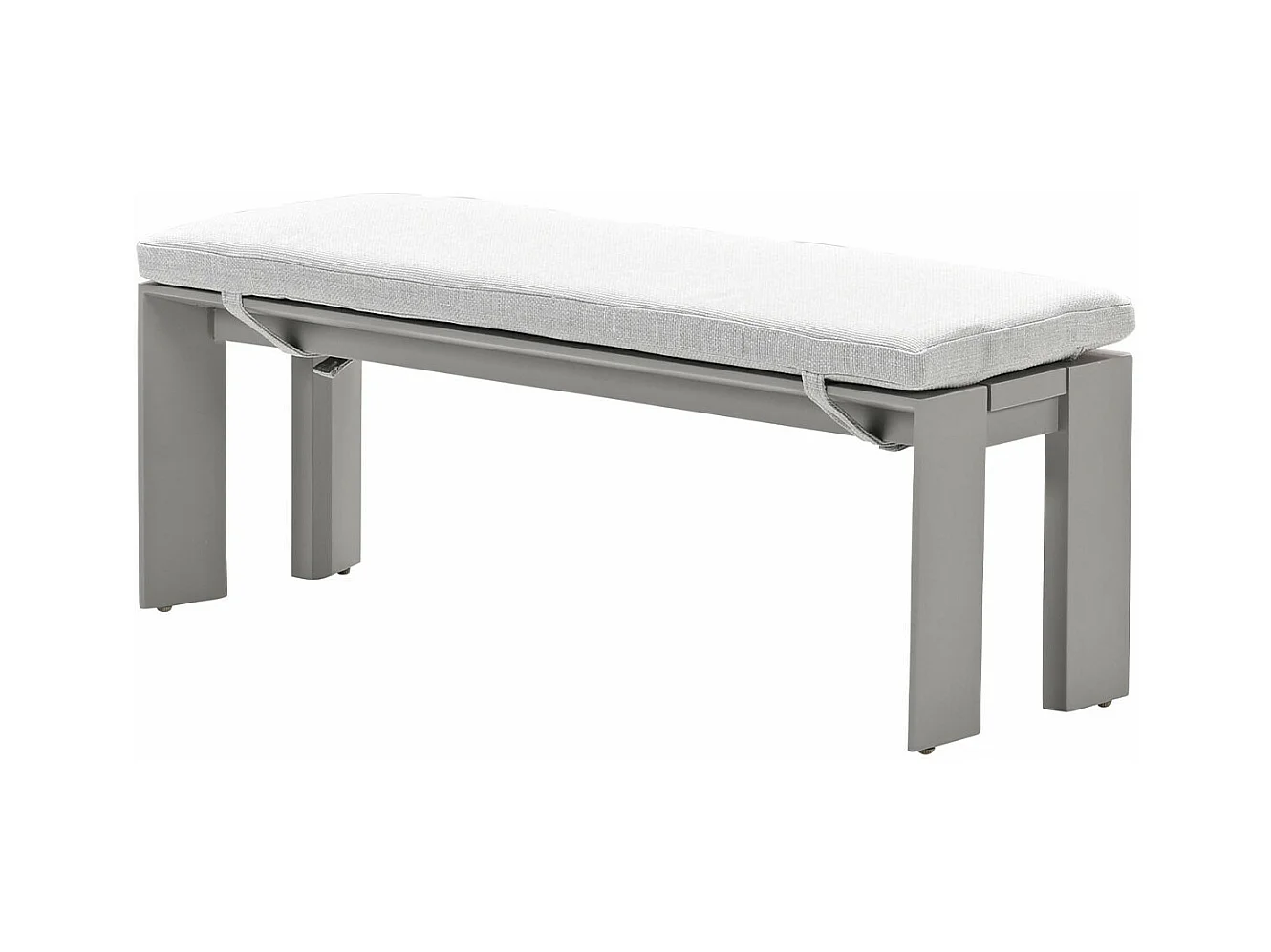 Garden Impressions banc de sport Malakka taupe 115,5x43 cm