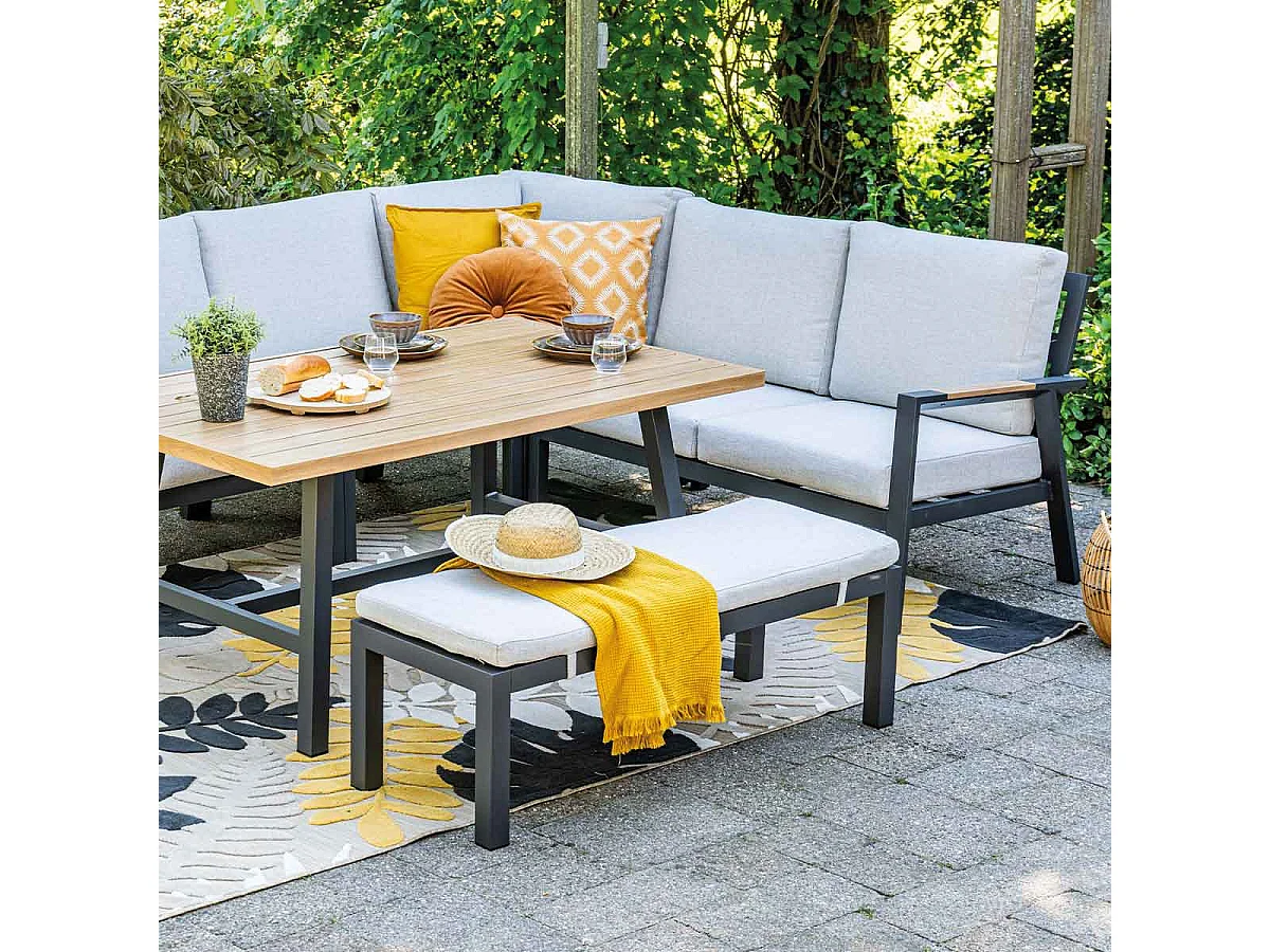 Garden Impressions banc de sport Sable de la vallée de Lisbonne 120x45 cm