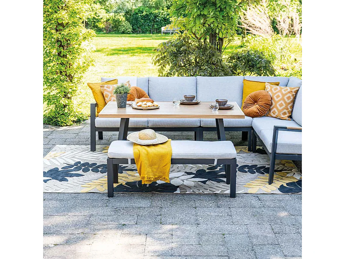 Garden Impressions banc de sport Sable de la vallée de Lisbonne 120x45 cm