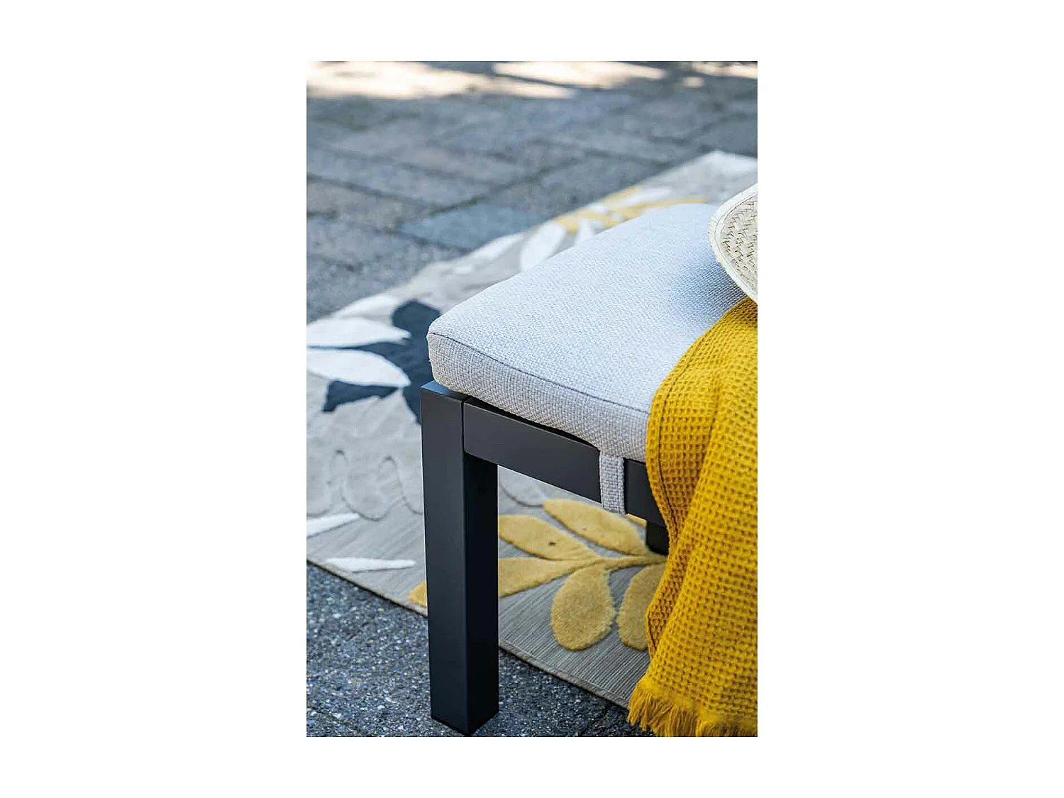 Garden Impressions banc de sport Sable de la vallée de Lisbonne 120x45 cm