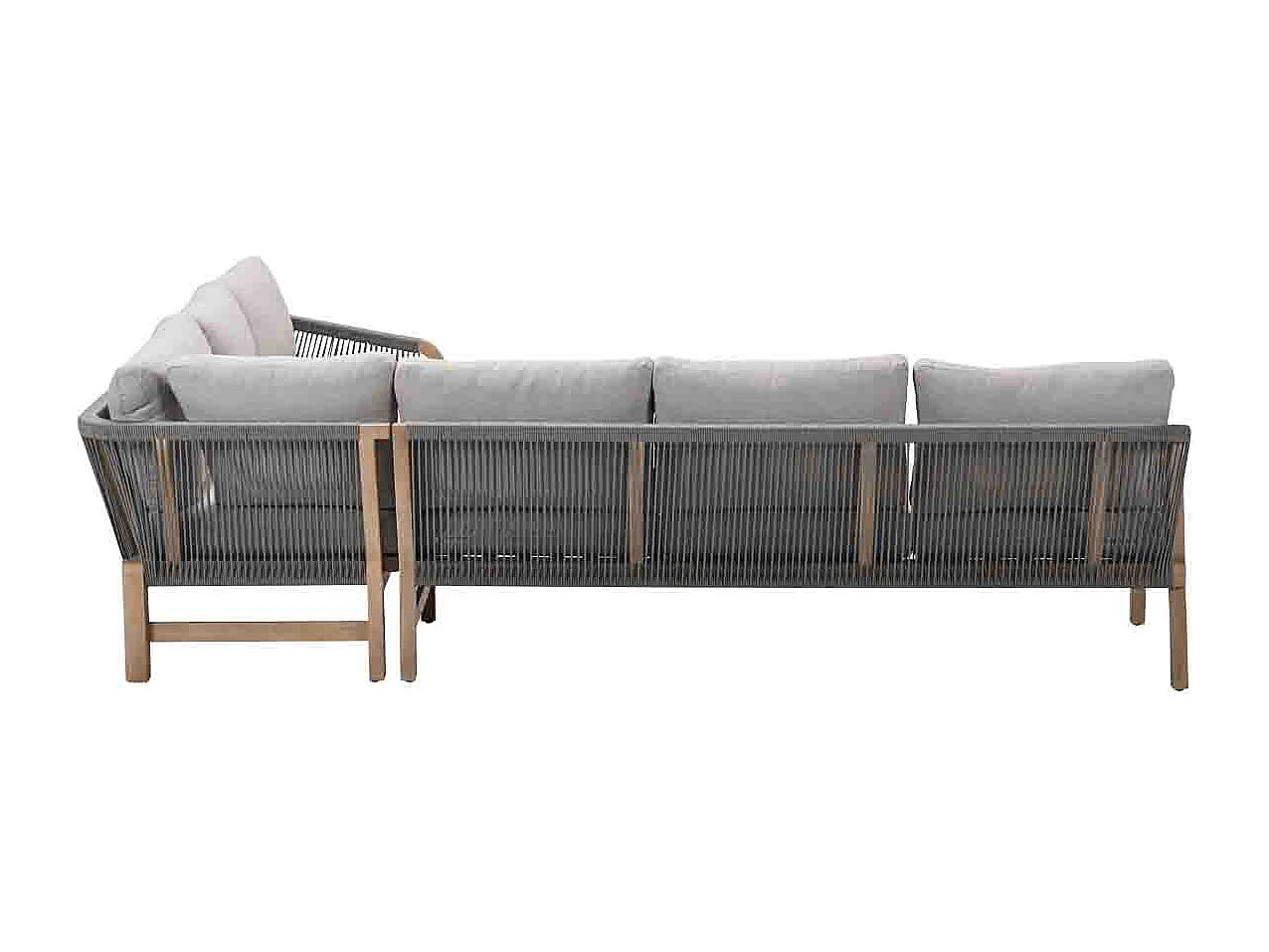 Garden Impressions Alora lounge dining set 2-delig rechts - grey sand