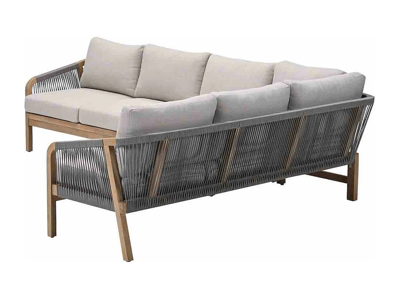 Garden Impressions Alora lounge dining set 2-delig rechts - grey sand