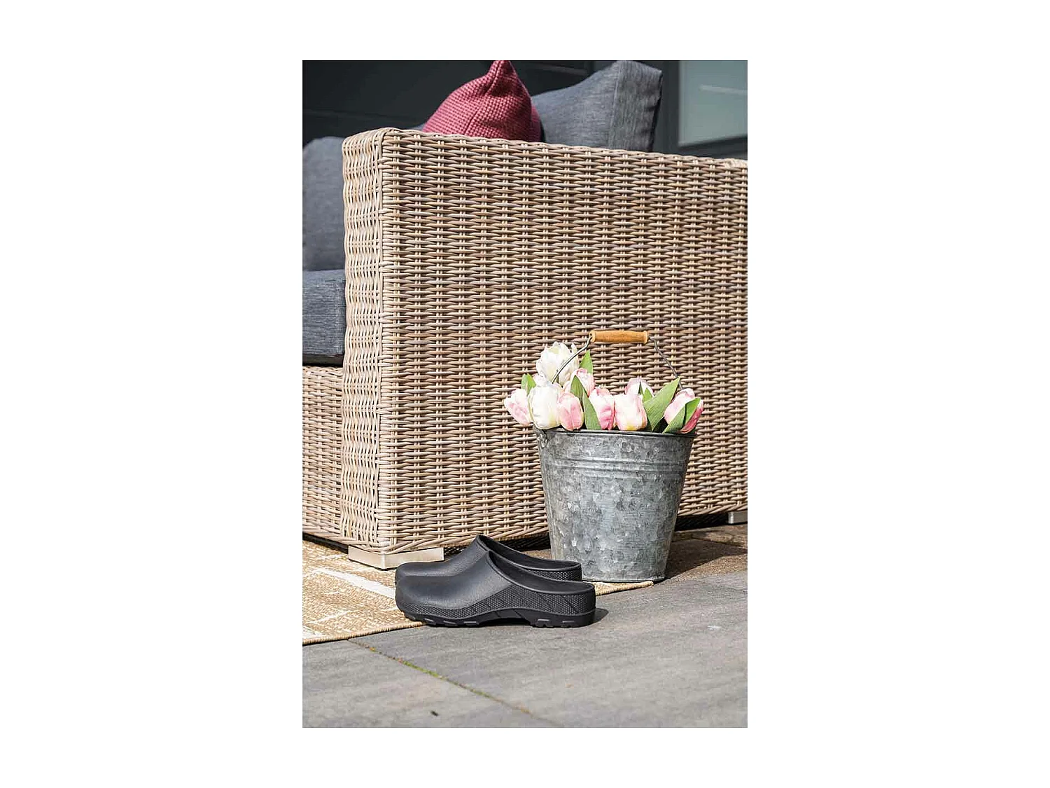 Garden Impressions Tennessee loungebank 2-delig rechts - vintage willow