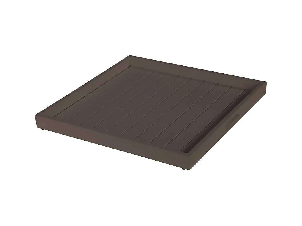Garden Impressions James plateau 60x60xh5cm Gris foncé