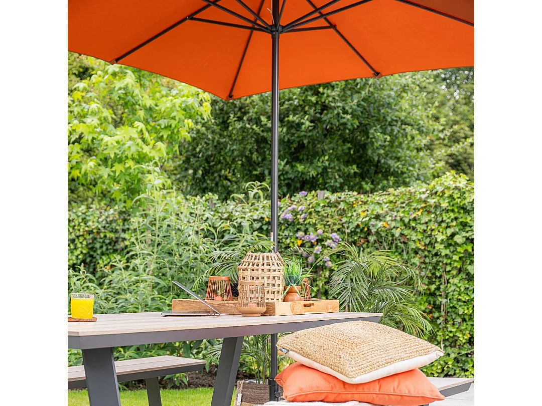 Parasol Garden Impressions Lotus cuivre 250x250 cm