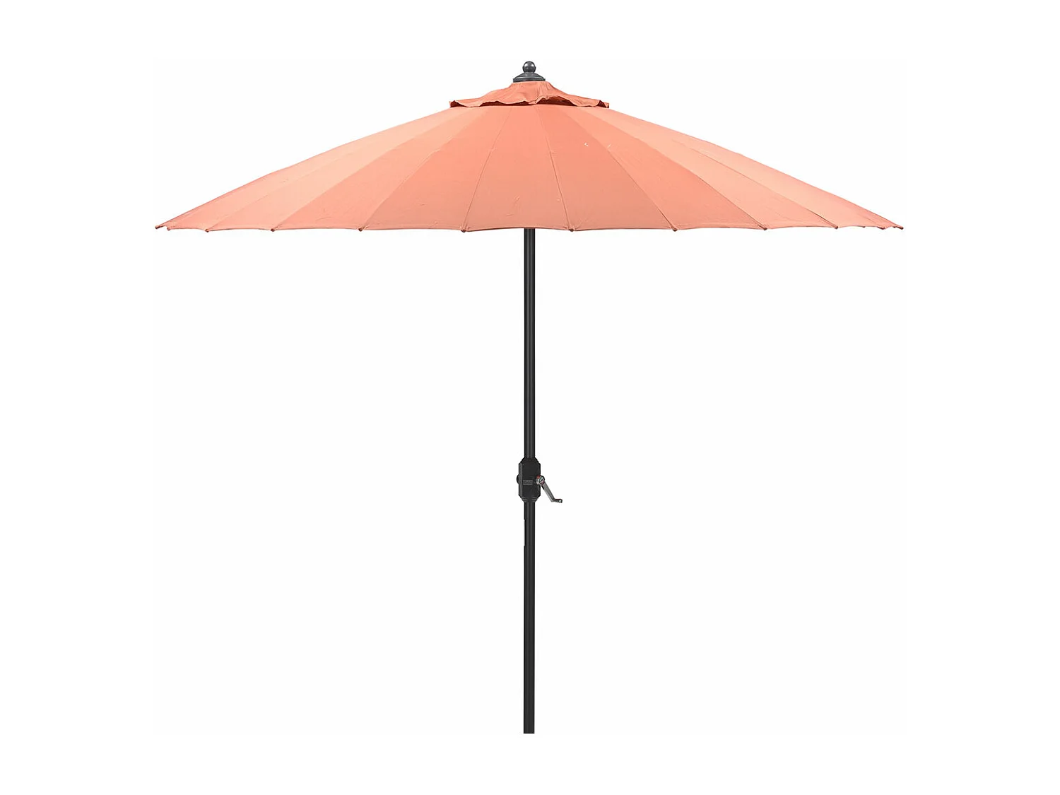 Parasol à bâton Garden Impressions Manille cuivre Ø250 cm - housse et 40 kg Eureka piet de parasol