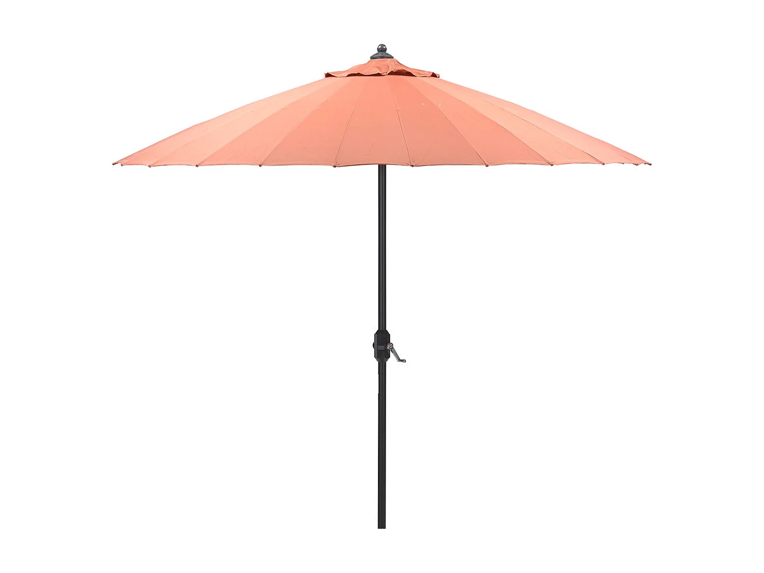 Parasol à bâton Garden Impressions Manille cuivre Ø250 cm - housse et 40 kg Eureka piet de parasol